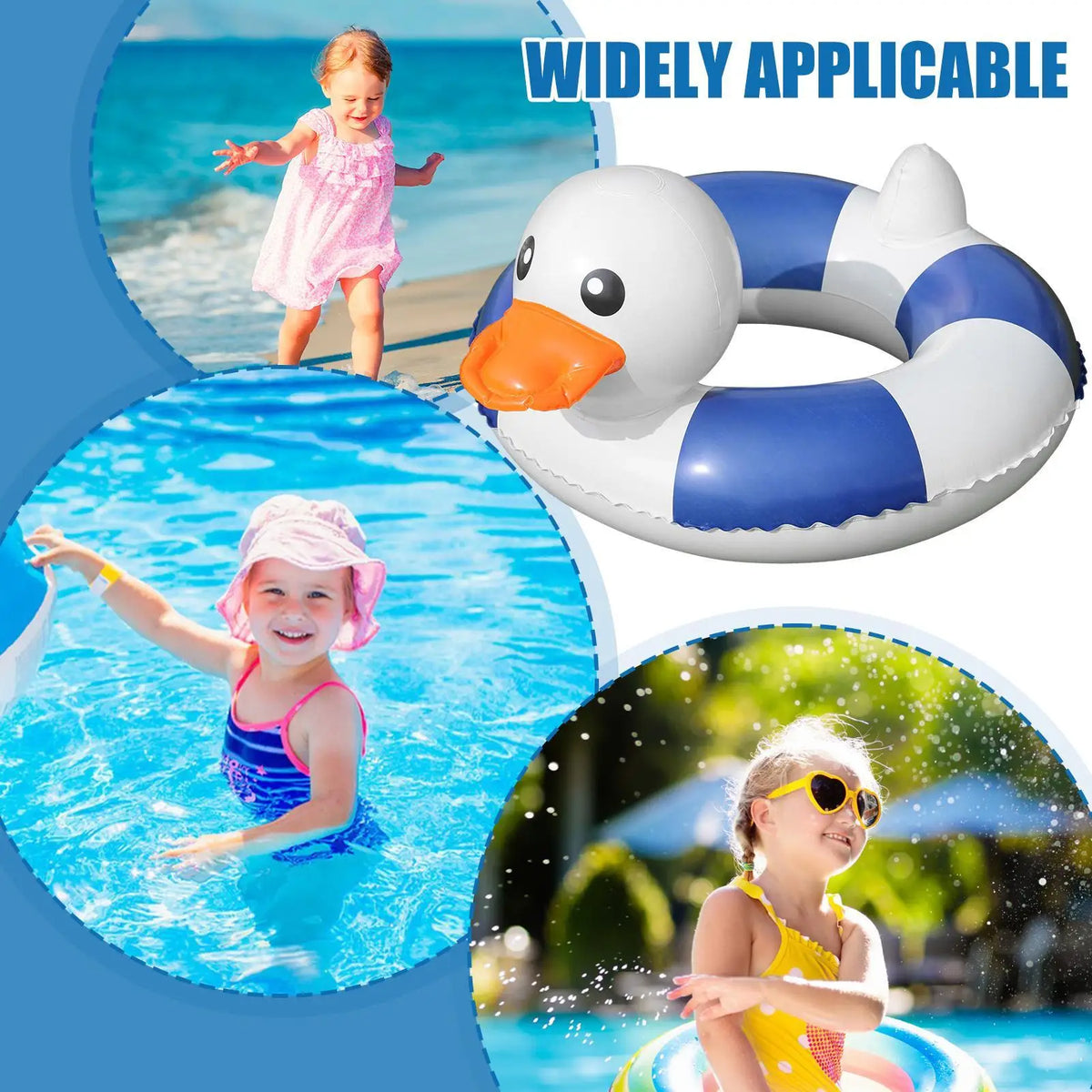 Duck Inflatable Swim Ring – Kids Pool Float & Beach Toy Inflatable Swim Ring Axl