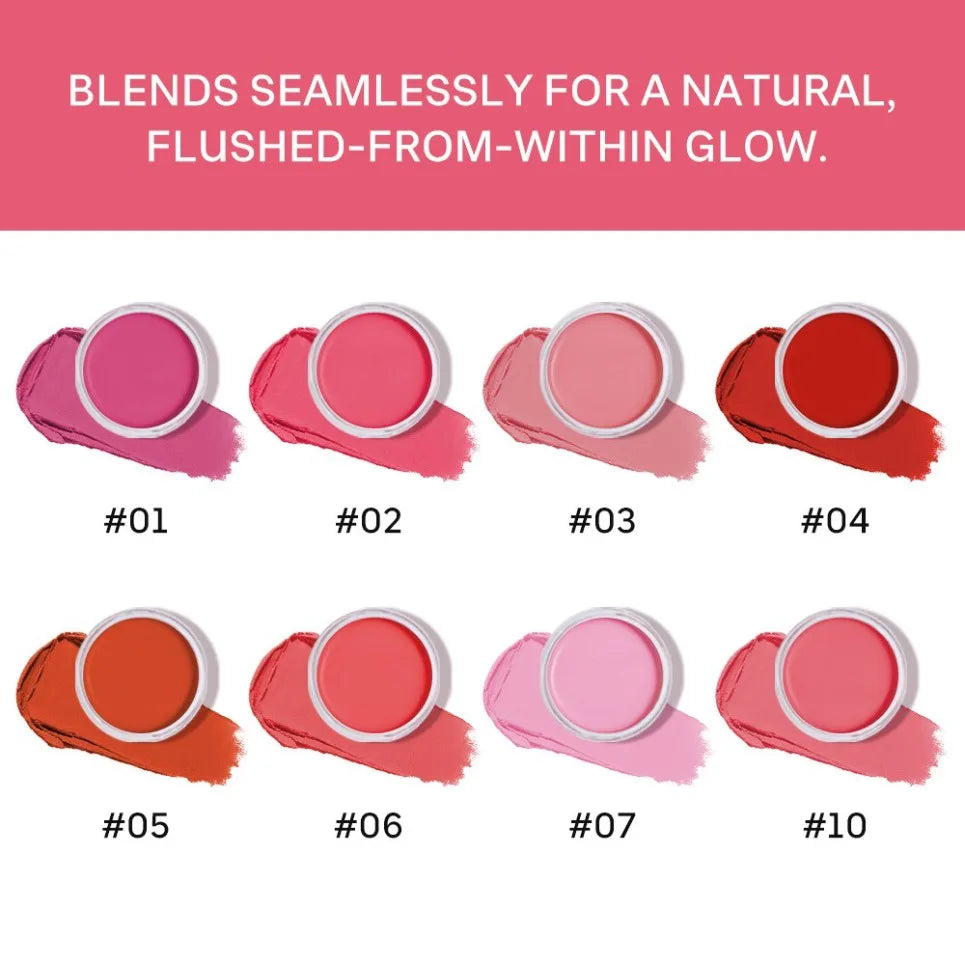 Dual-Use Matte & Shimmer Cream Blush | Vegan Private Label Cream Blush Axl