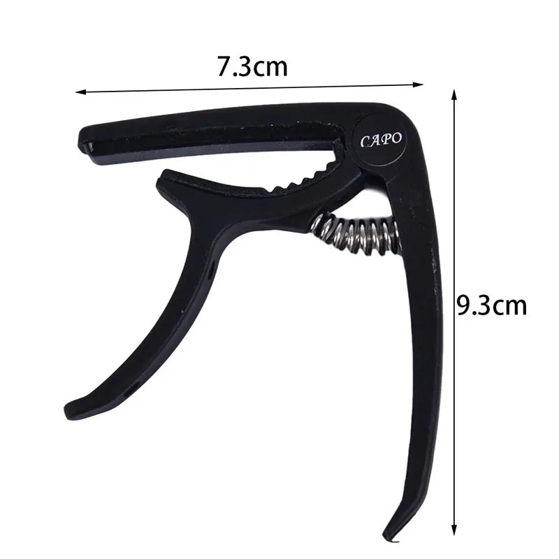 Guitar Capo & 5 Picks Set – Acoustic, Electric & Ukulele Guitar Accessory Set Axl