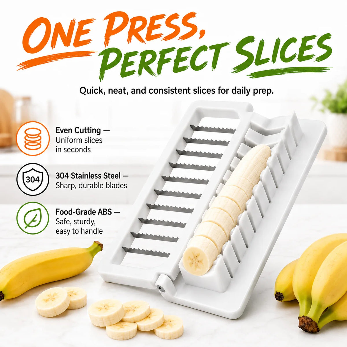 Wavy Crinkle Cutter Slicer – Fries, Veggies & Hot Dog Chopper Crinkle Cutter Slicer Axl
