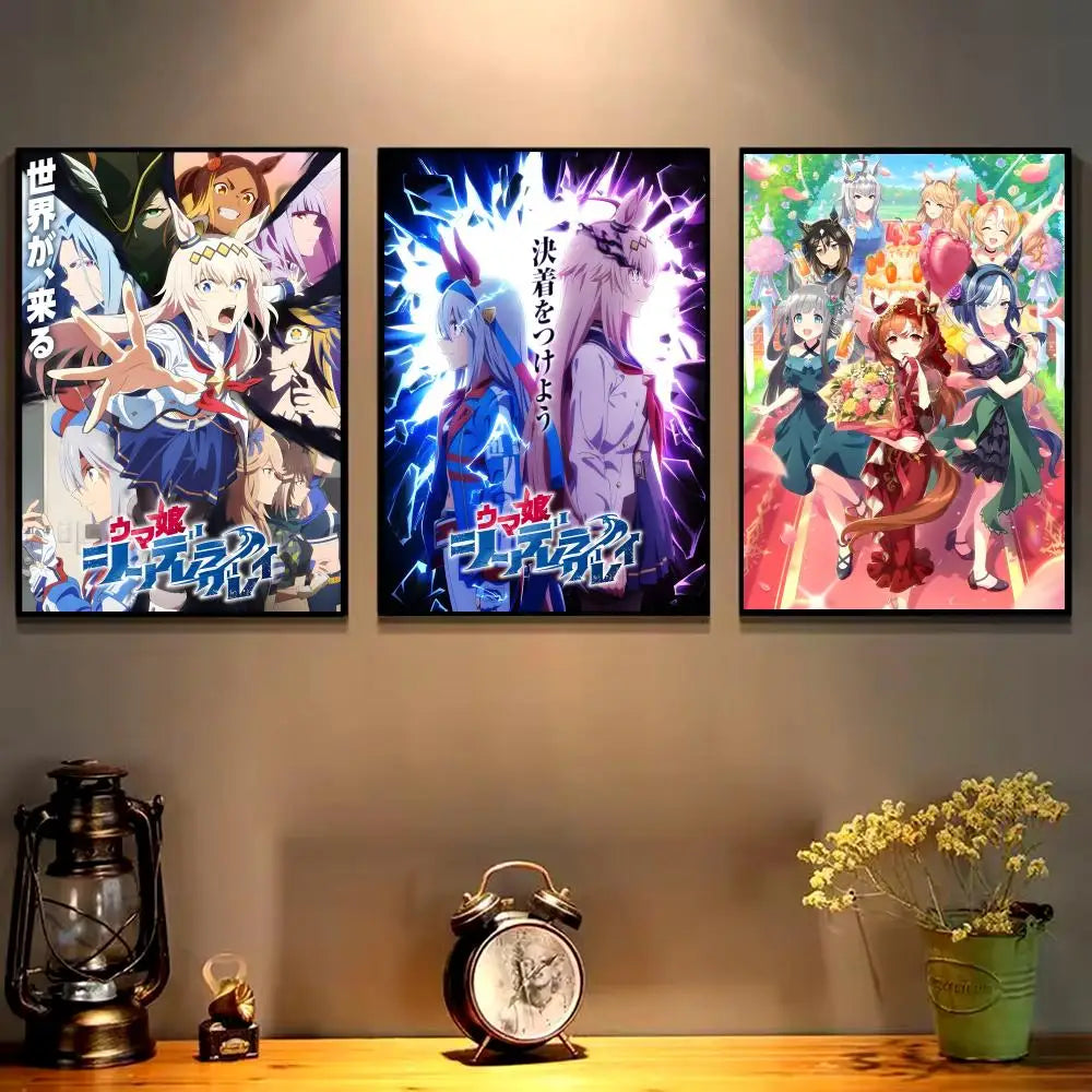 Pretty Derby Anime HD Canvas Wall Art Poster | Home Decor Canvas Wall Poster Axl