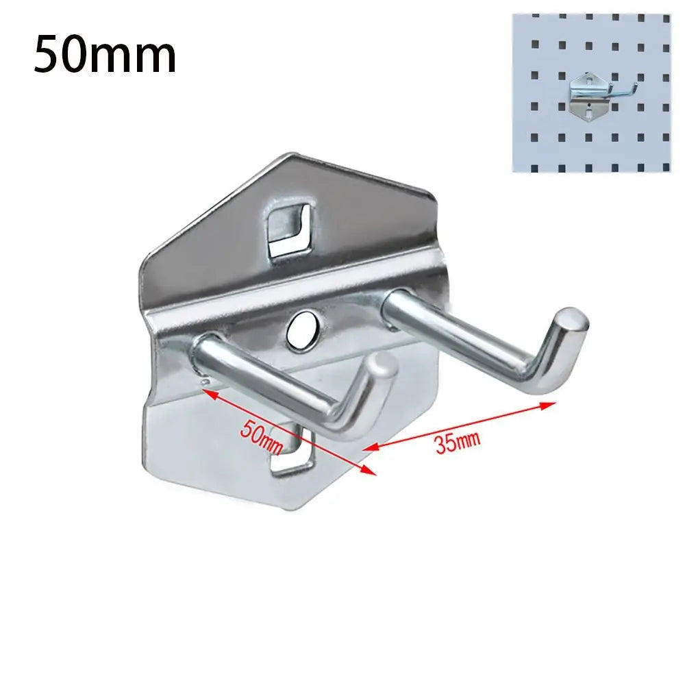 Steel Pegboard Hooks – Wall Mount Hanger for Garage & Kitchen Pegboard Hook Axl 50mm