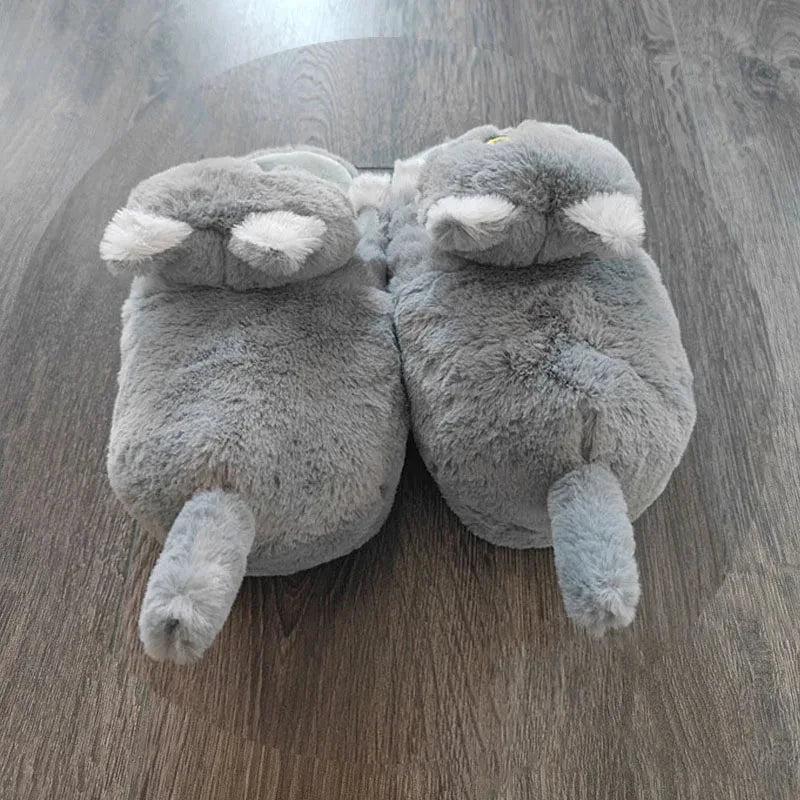 Women's Fluffy Fur Slippers – Warm Cosy Indoor House Shoes Fluffy House Slippers Axl