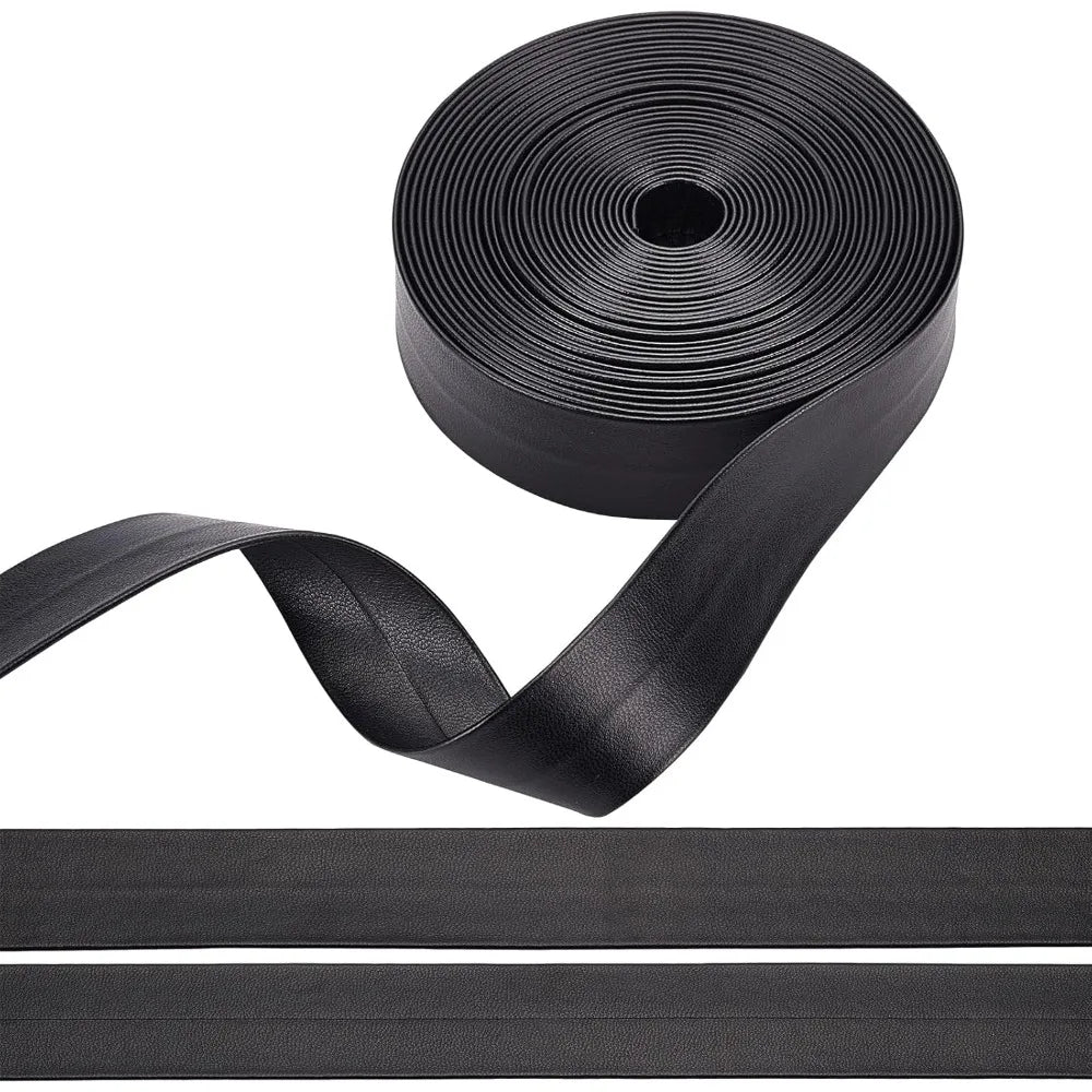 Faux Leather Ribbon Strap 25mm Black 5m – DIY Craft Trim Craft Ribbon Trim Axl AECH04-18267