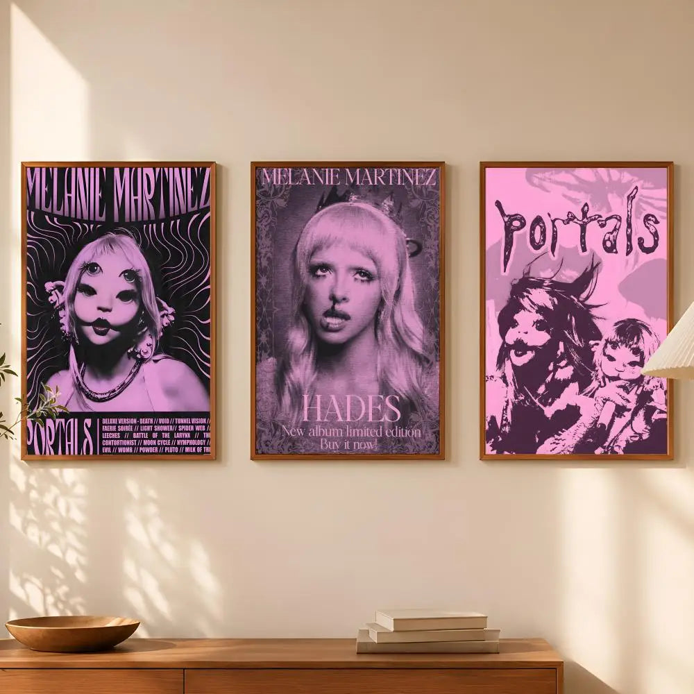 Melanie Martinez HD PVC Wall Poster – Self-Stick Waterproof Decor Wall Art Poster Axl