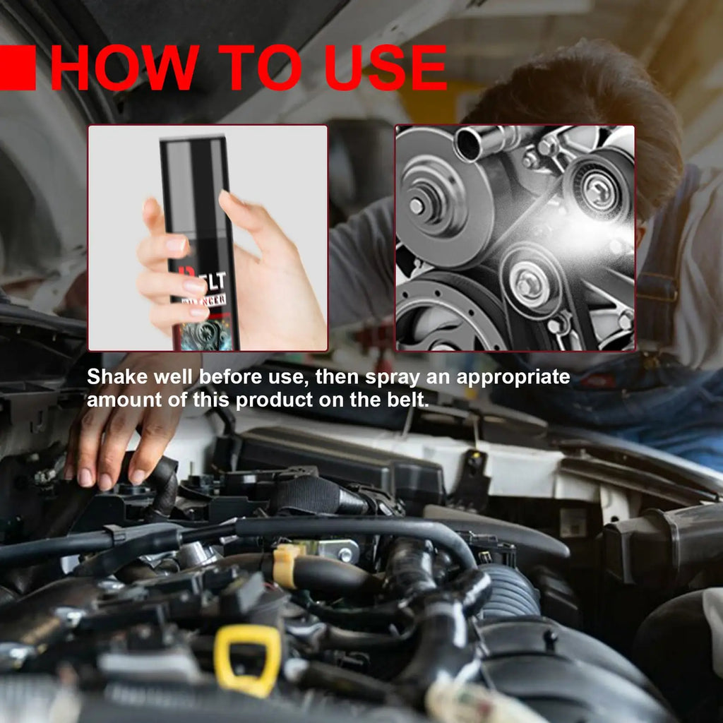 Car Belt Dressing Spray 100ml – Engine Belt Lubricant & Silencer Belt Lubricant Spray Axl
