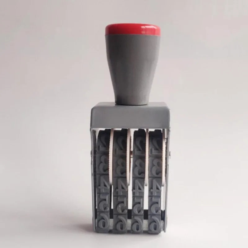 4-Digit Rotary Number Rubber Stamp – Wide Application Seal Rotary Number Stamp Axl