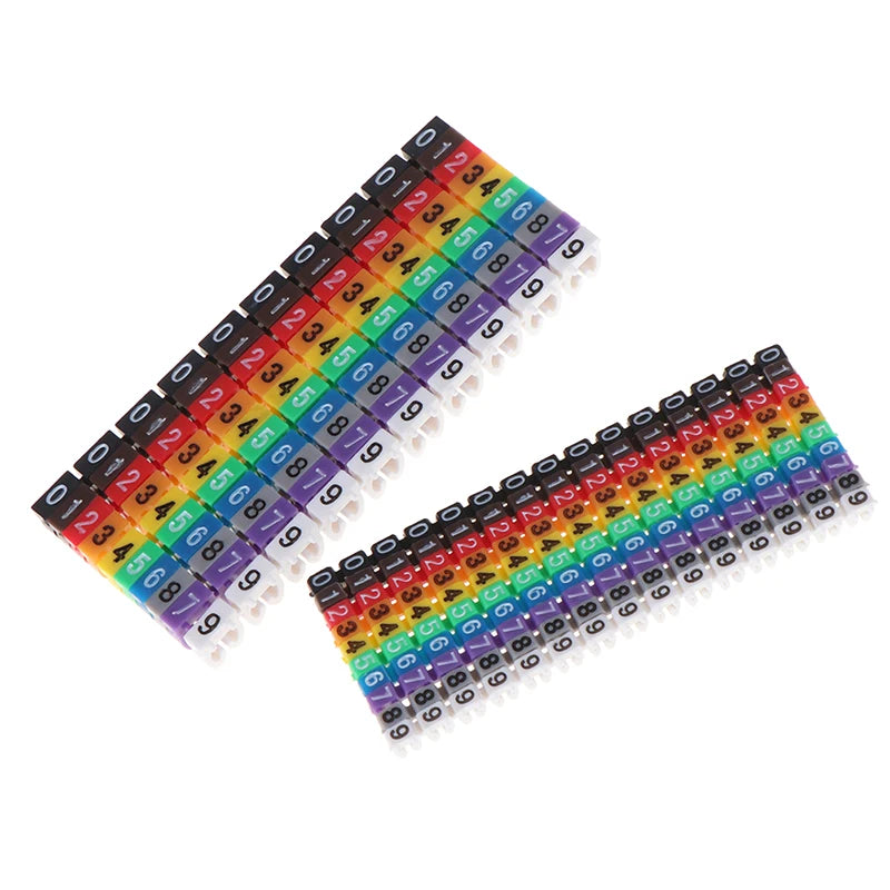 C-Type Cable Markers | Numbered Wire Tags 1.5–6mm² Cable Marker Tags Axl
