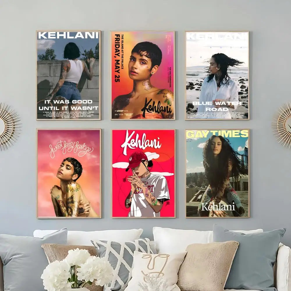 Kehlani HD Self-Adhesive Waterproof Poster | Home & Dorm Decor Wall Poster Axl