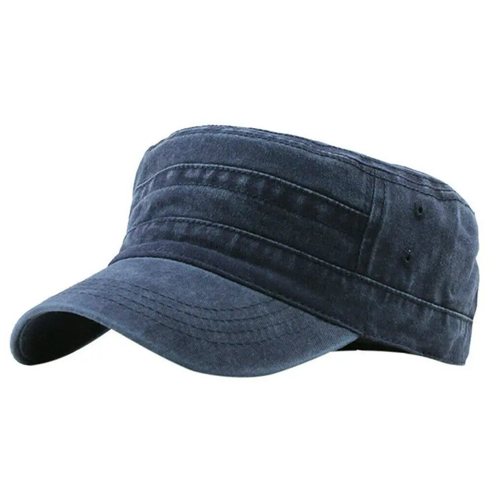 Outdoor Sun Protection Cap – Unisex Cadet Baseball Hat Outdoor Baseball Cap Axl navy blue