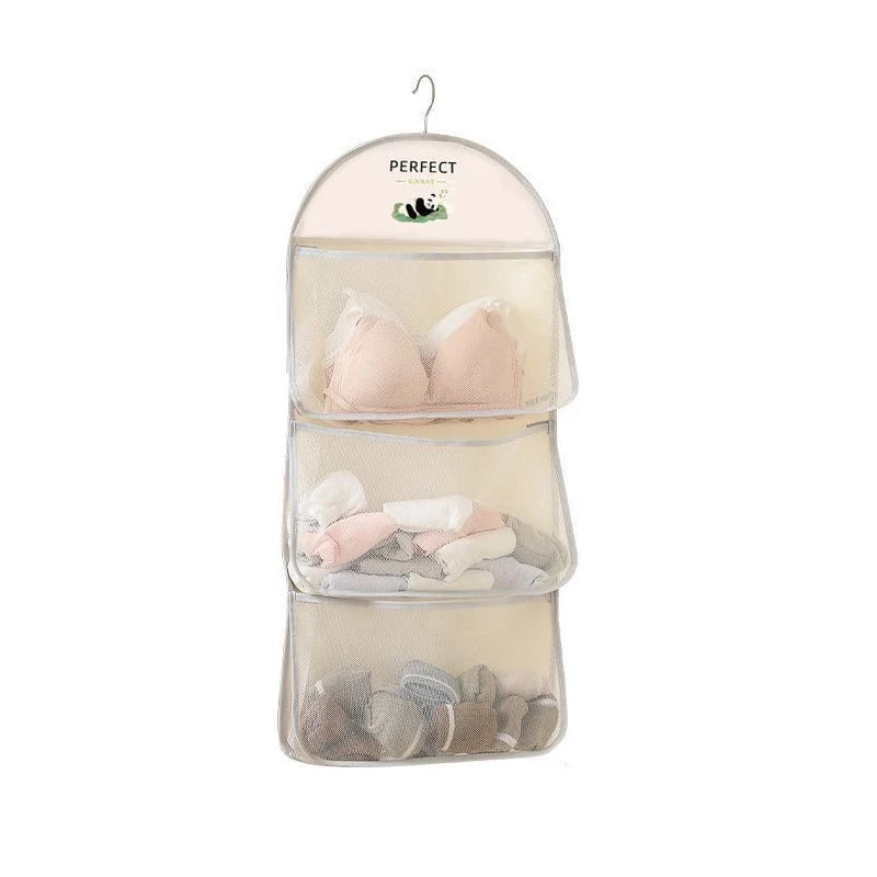 Wall Hanging Mesh Storage Bag – Wardrobe & Closet Organizer Hanging Storage Bag Axl