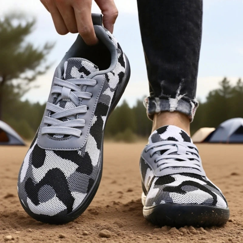 ZULIWAGN Wide Toe Camo Men's Breathable Running Sneakers Athletic Sneakers Axl