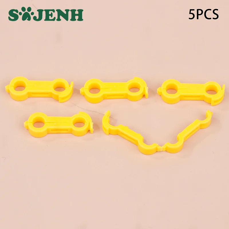 5-Pack Plastic Bird Leg Rings – 4/5/6mm for Parrots & Pigeons Bird Leg Rings Axl