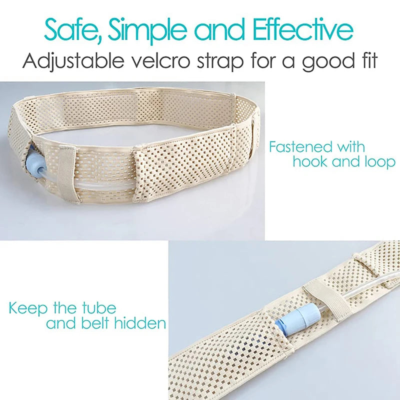 Adjustable Abdominal Catheter Fixation & Support Belt Abdominal Support Belt Axl