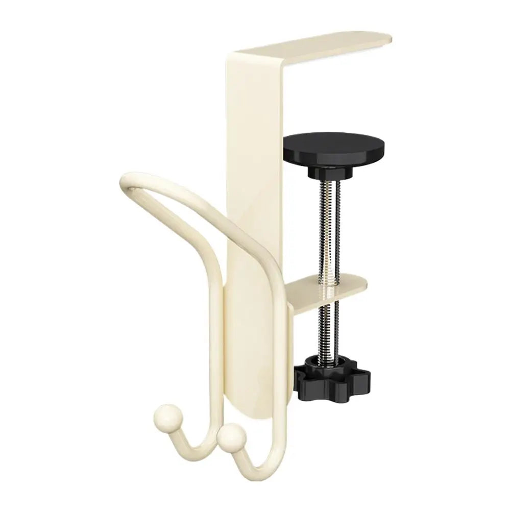 Adjustable Double Hook Mantel & Desk Hanger – Punch-Free Hook Hanger Axl B