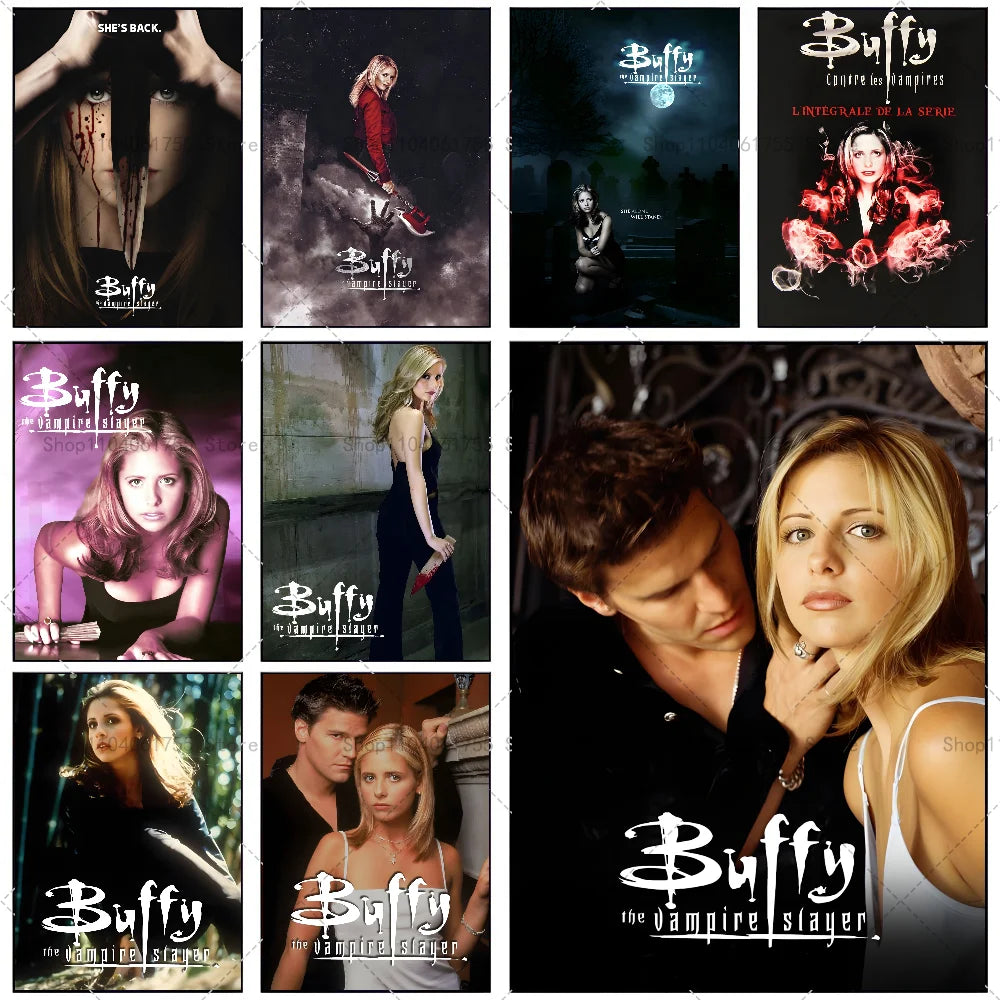 Buffy the Vampire Slayer Movie Poster Wall Sticker | Home Decor Wall Poster Sticker Axl