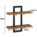 Wall Mounted 2-Tier Storage Shelf – Bathroom & Kitchen Rack Wall Storage Shelf Axl 1 PCS