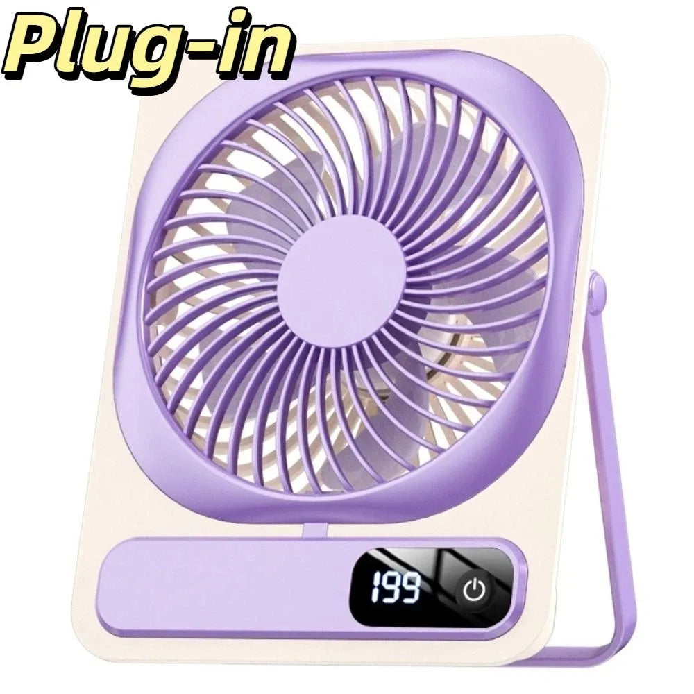 Vertical Desktop Fan – 199 Wind Modes, Dual Mount, 36dB Quiet Desktop Vertical Fan Axl P-Plug-in