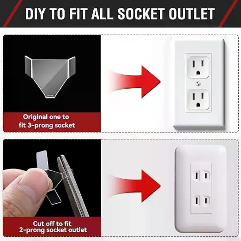 Child Proof Electrical Outlet Covers – 10 or 30 Pack Outlet Safety Covers Axl