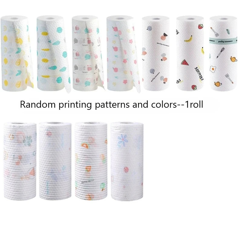 Washable Cotton Kitchen Paper Towels – 1 Roll, Reusable Reusable Kitchen Towels Axl 400pcs Per Roll