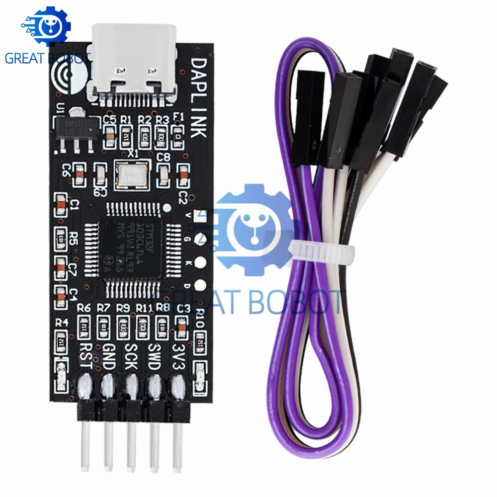 BS DAPLINK STM32 Burner Downloader Emulator for ARM & Arduino Debug Programmer Adapter Axl