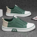Men's Slip-On Knit Canvas Casual Shoes – Flexible & Breathable Men's Casual Loafers Axl Green 44