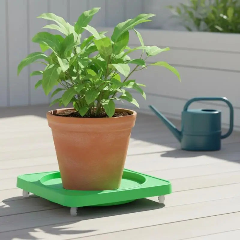 360° Rotating Storage Tray with Pulleys – Plant & Tank Dolly Rotating Storage Dolly Axl