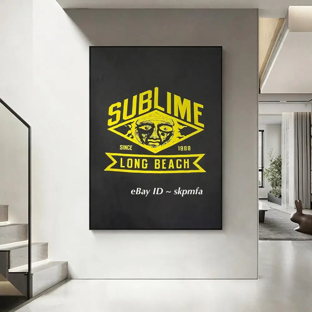 Sublime Band Poster – HD Waterproof Wall Art Print Decor Wall Art Poster Axl White11 30X40cmNoframe
