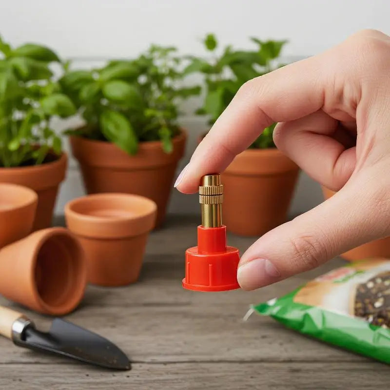 2-Pack Adjustable Brass High-Pressure Garden Sprinkler Nozzles Garden Sprinkler Nozzle Axl
