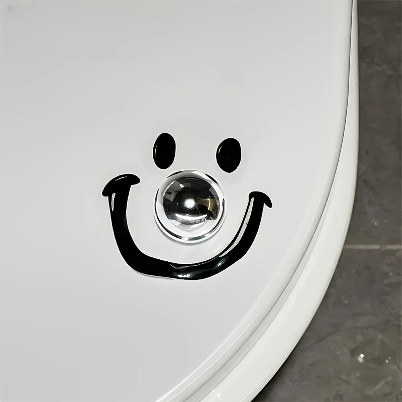 Smiley Toilet Lid Lifter – No-Touch Seat Cover Opener Toilet Lid Lifter Axl silver