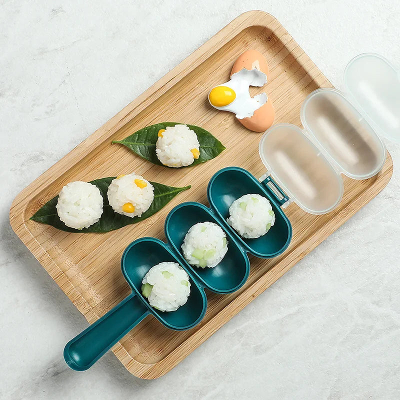 Rice Ball Mold – DIY Sushi & Onigiri Maker for Kids Sushi Rice Mold Axl
