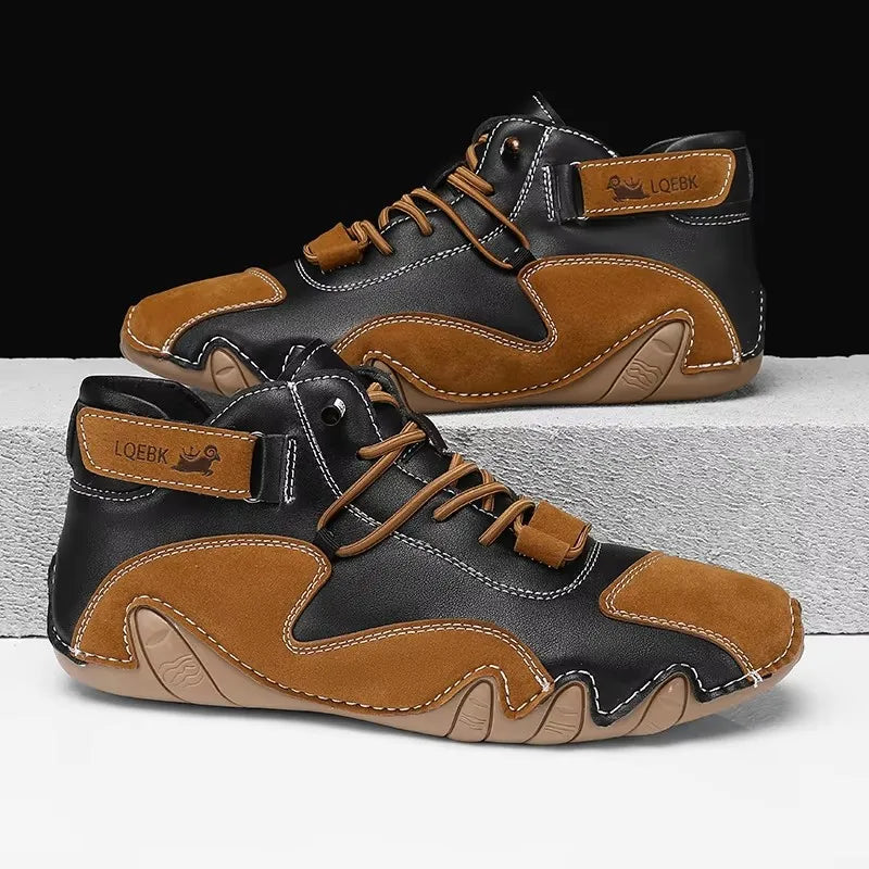 Women's Retro Lace-Up Ankle Boots – Lightweight & Breathable Women's Ankle Boots Axl Brown 43