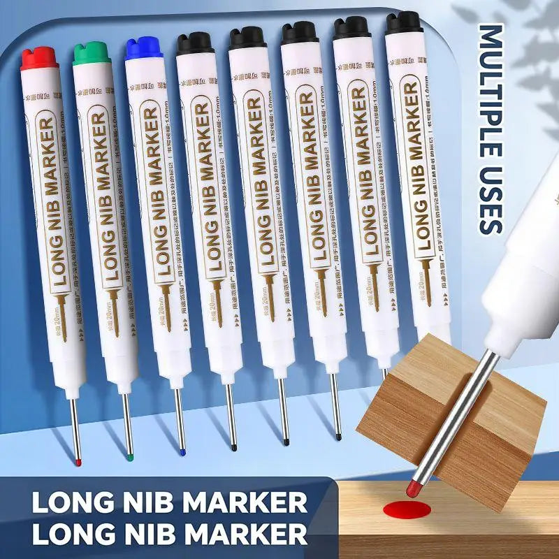 Deep Hole Long Needle Marker Pen – Waterproof 20mm Tip Deep Hole Marker Pen Axl