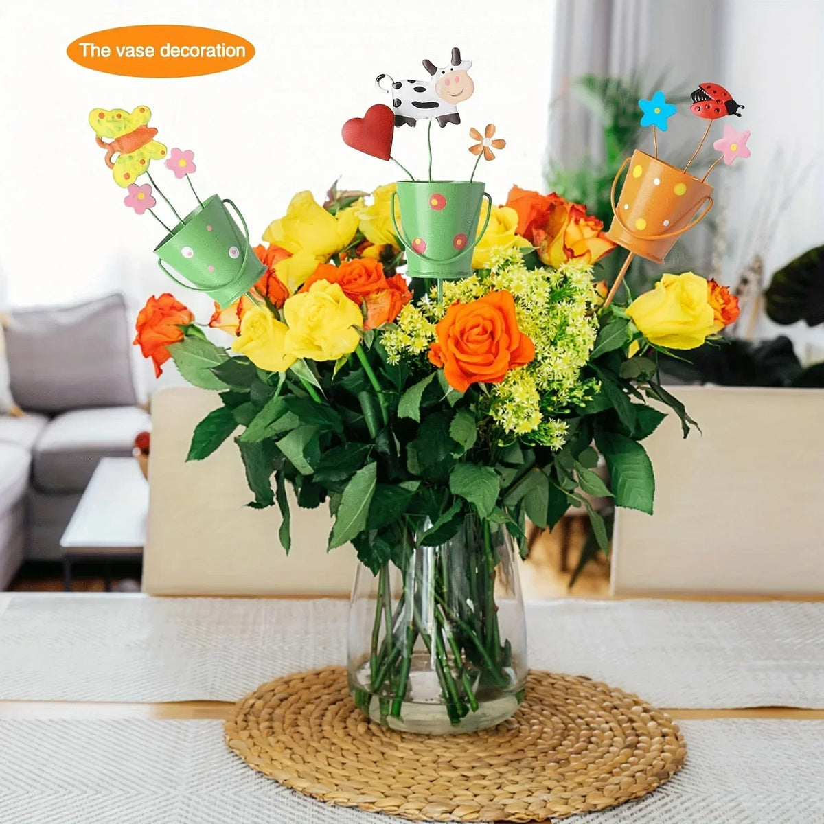Colorful Metal Butterfly Garden Stakes – Outdoor Décor Ornaments Garden Stakes Axl