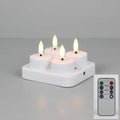 LED Rechargeable Flameless Tea Light Candles – 4/6/8 Pack LED Flameless Candles Axl 4Pcs