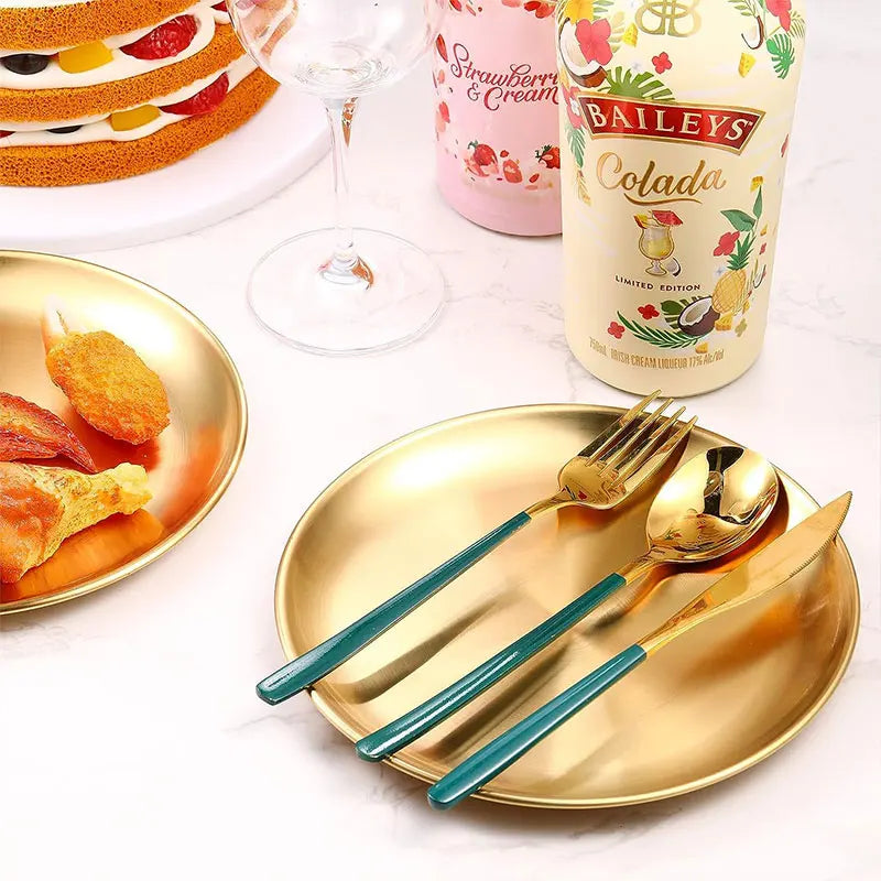 Stainless Steel Camping Plate – Stackable Rust-Proof Dinner Plate Camping Dinner Plate Axl