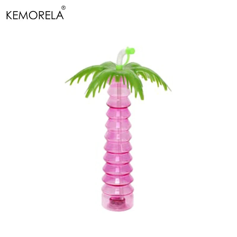 Kids Tropical Water Bottle with Lid & Straw – BPA-Free Kids Water Bottle Axl