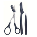 Eyebrow Grooming Razor Kit with Exfoliating Skin Tool Eyebrow Grooming Kit Axl Black