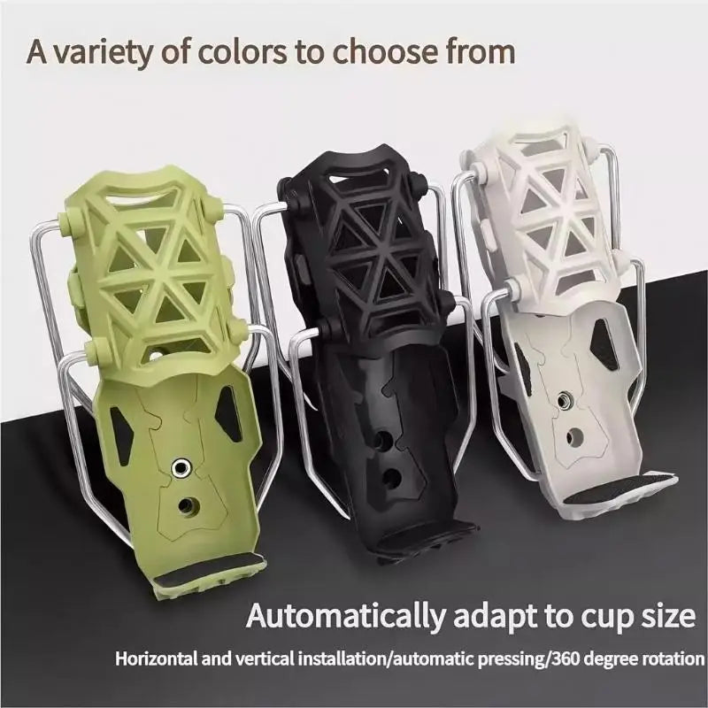 Adjustable Handlebar Cup Holder – Bike & Motorcycle Bottle Mount Handlebar Cup Holder Axl