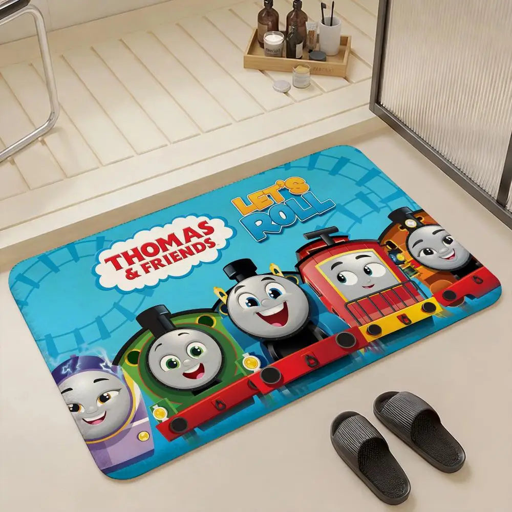 Thomas & Friends Kids Floor Mat – Non-Slip Soft Flannel Rug Kids Area Rug Axl