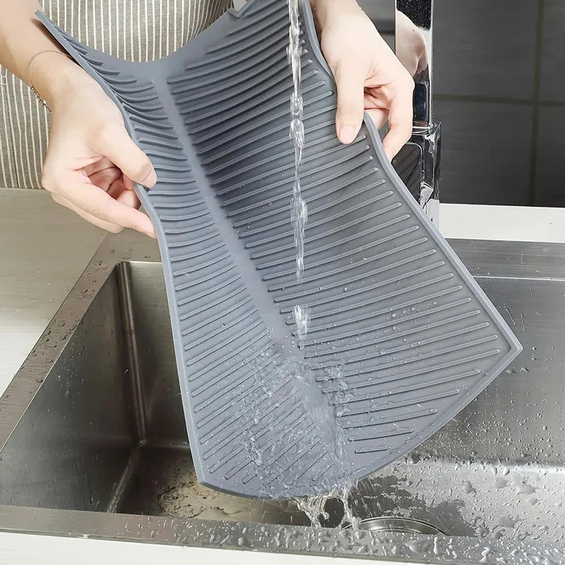 Silicone Drying Mat – Non-Slip Dish Drain Pad & Heat-Safe Coaster Silicone Drying Mat Axl