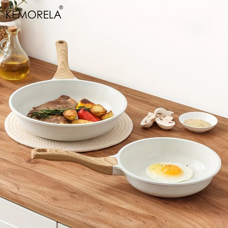 KEMORELA Granite Nonstick Frying Pan – Induction Ready 20/24/28cm Nonstick Frying Pan Axl