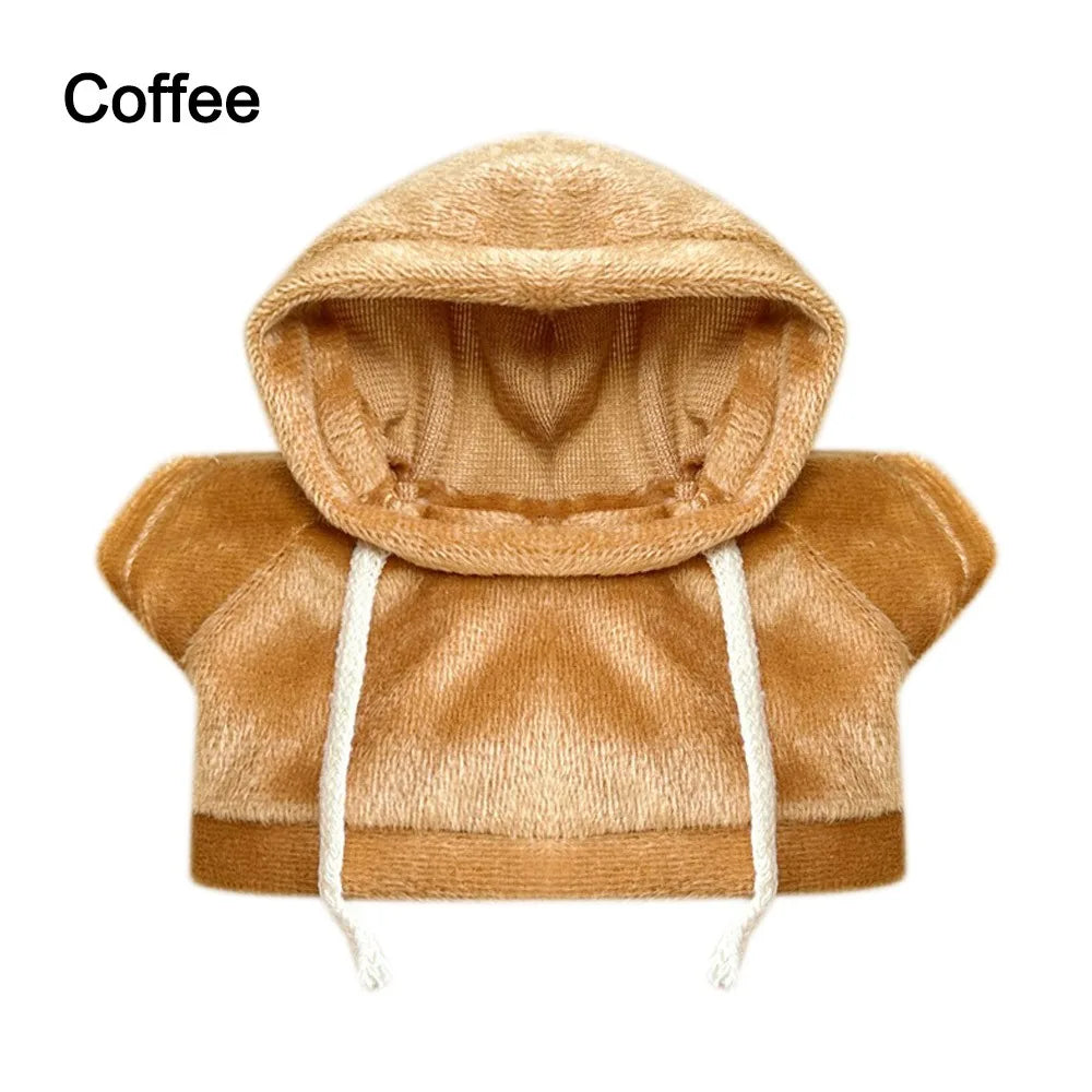 Fashion Doll Clothes – Cotton Hoodie for 20–25cm Dolls Doll Clothes Axl Coffee