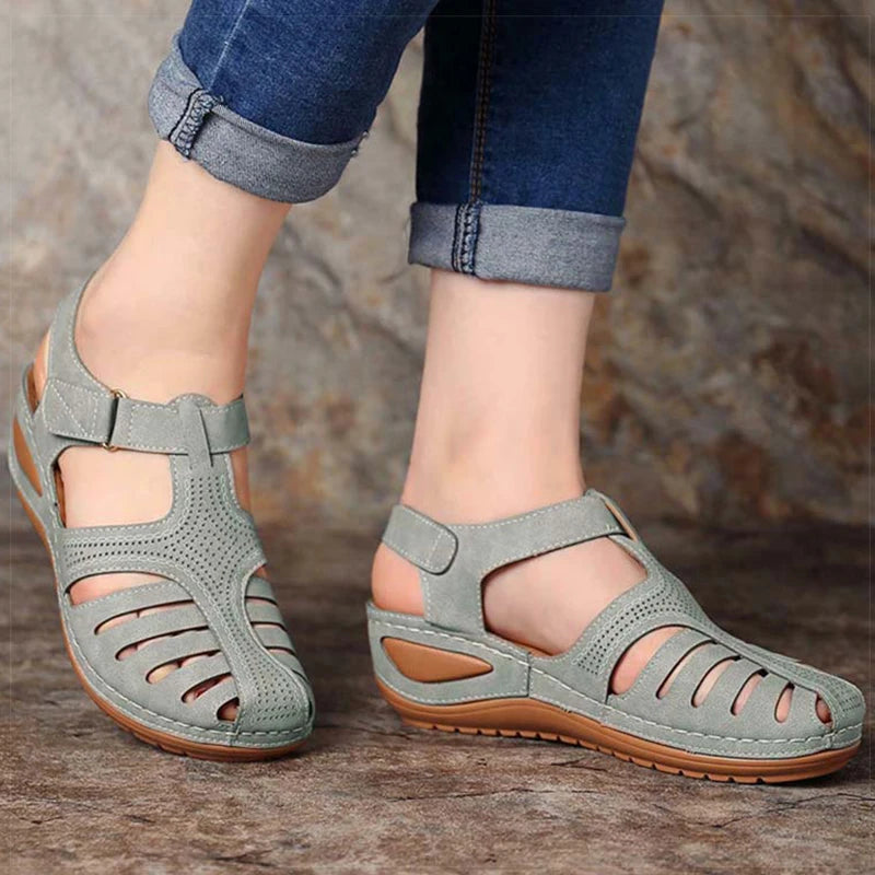 HAJINK Women's Wedge Sandals – Classic Low Platform Summer Shoe Wedge Sandals Axl