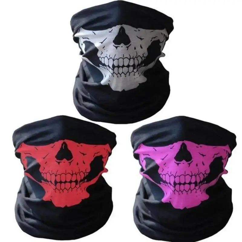 Skull Neck Gaiter Balaclava – Seamless Multifunctional Turban Neck Gaiter Mask Axl