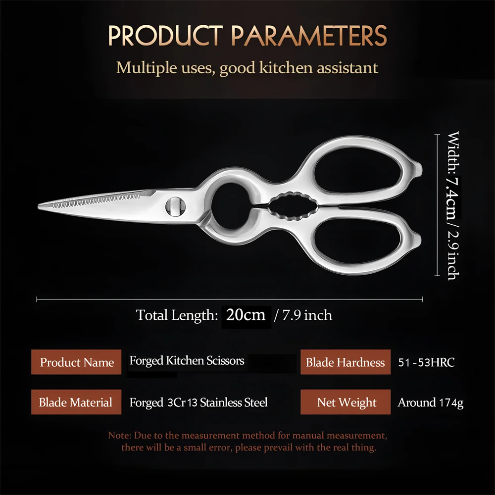 Multi-Functional Kitchen Scissors – Heavy-Duty Cooking Shears Kitchen Cooking Shears Axl
