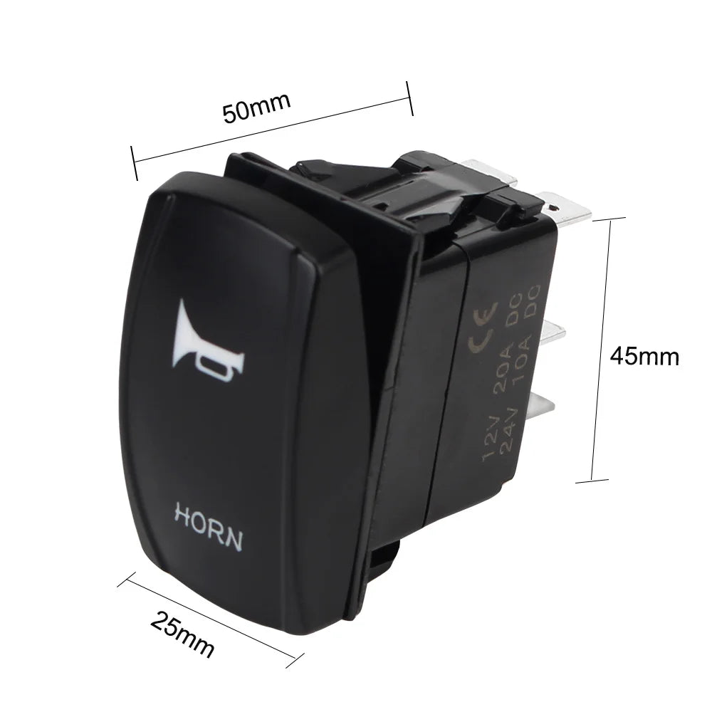 LED Illuminated Rocker Switch for UTV – Can-Am Polaris 20A LED Rocker Switch Axl