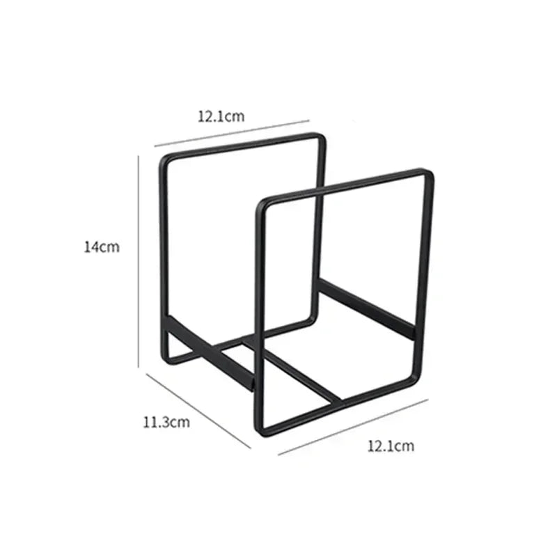 Kitchen Countertop Dish Rack – Iron Plate & Cabinet Organizer Dish Rack Organizer Axl Black S