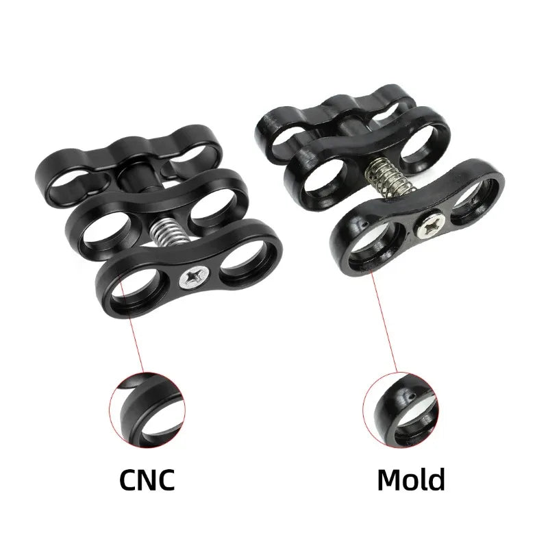 Underwater Ball Head Arm Clip Bracket for GoPro, DJI & SLR Camera Mount Bracket Axl