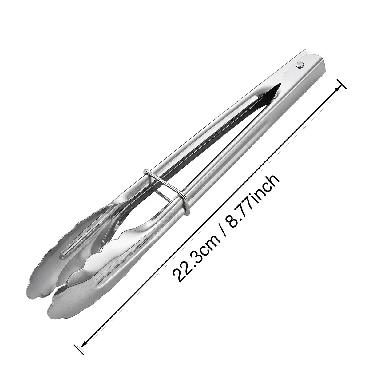 Stainless Steel Kitchen Tongs – BBQ, Grill & Serving Kitchen Tongs Axl 1pc food tongs